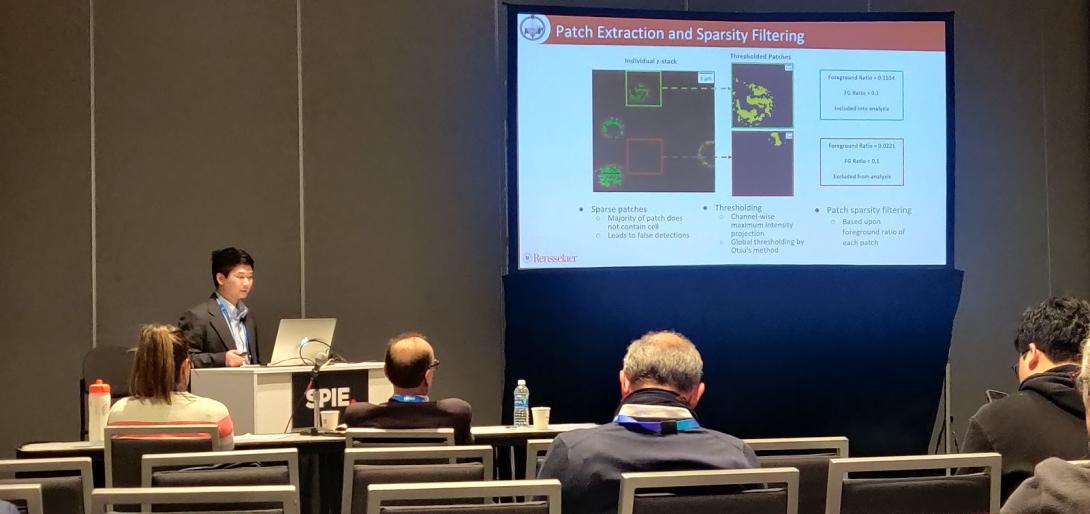Harrison Presenting at SPIE '24