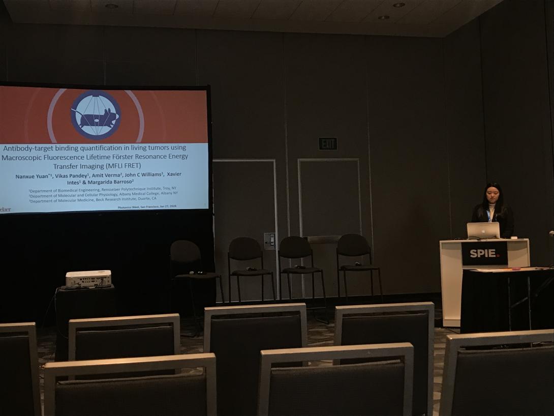 Nanxue Presenting at SPIE '24